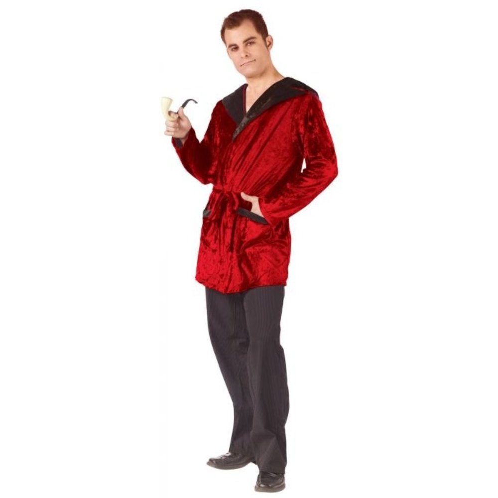 Men's Hue Hefner Smoking Jacket Costume Set